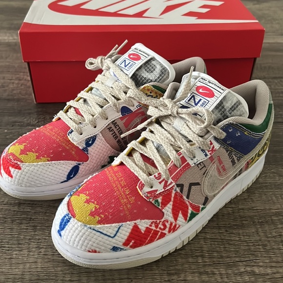 Nike Dunk Low SP “City Market” - NWT - Size M 9 - Picture 3 of 12